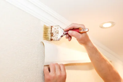 Pose de papier peint à Mas-Saint-Chély — revêtements muraux et toiles de verre